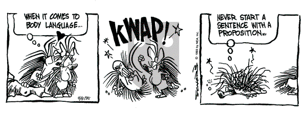 The Grizzwells on Tuesday April 4, 1995 Comic Strip