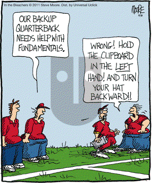 In the Bleachers - Tuesday November 8, 2011 Comic Strip
