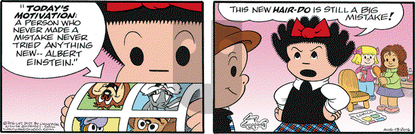 Nancy on Saturday August 13, 2016 Comic Strip