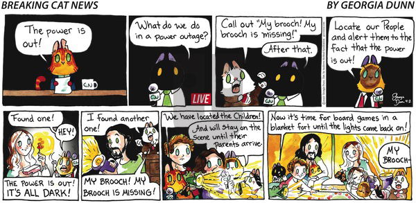 Breaking Cat News - Sunday April 2, 2023 Comic Strip