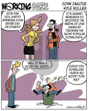 Working Daze on Saturday June 10, 2006 Comic Strip