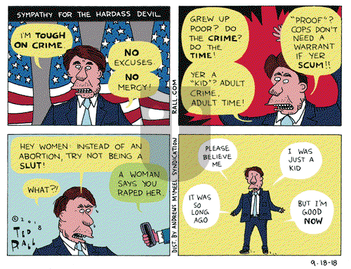 Ted Rall on Tuesday September 18, 2018 Comic Strip