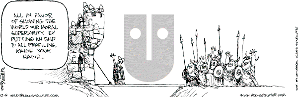 Non Sequitur on Thursday December 6, 2001 Comic Strip