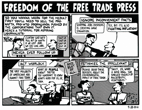 Ted Rall on Thursday September 28, 2000 Comic Strip