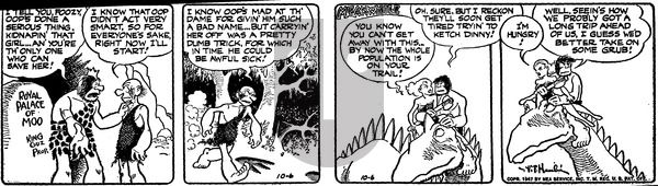 Alley Oop on Monday October 6, 1947 Comic Strip