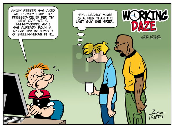 Working Daze on Sunday June 1, 2025 Comic Strip