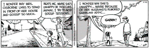 Grand Avenue on Monday April 22, 2002 Comic Strip