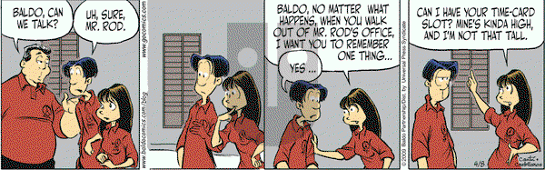Baldo on Wednesday April 8, 2009 Comic Strip