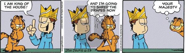Garfield on Wednesday June 23, 2010 Comic Strip