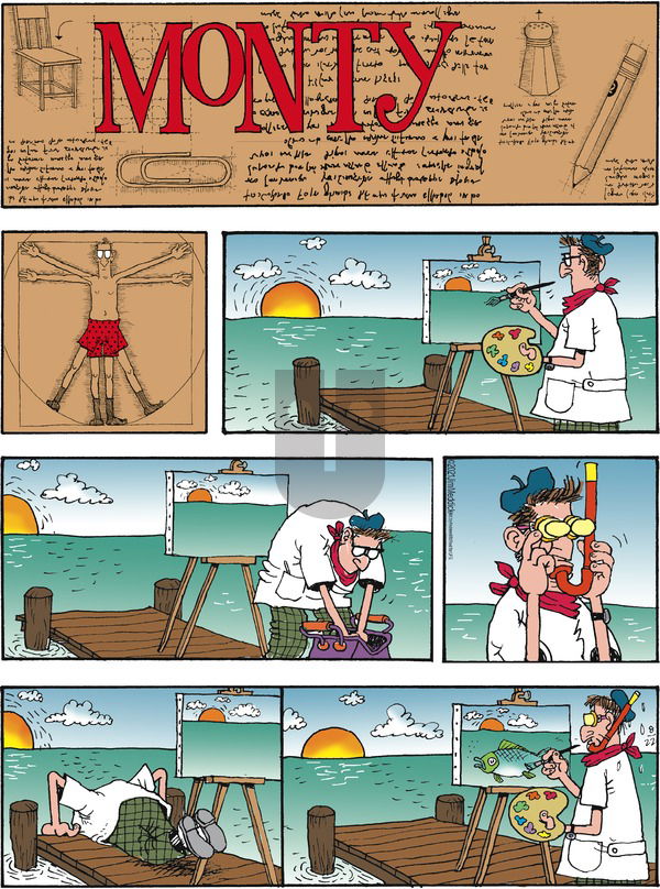 Monty on Sunday August 22, 2021 Comic Strip