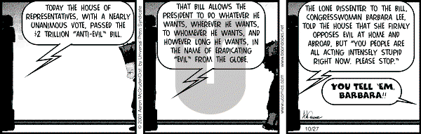 The Boondocks - Saturday October 27, 2001 Comic Strip