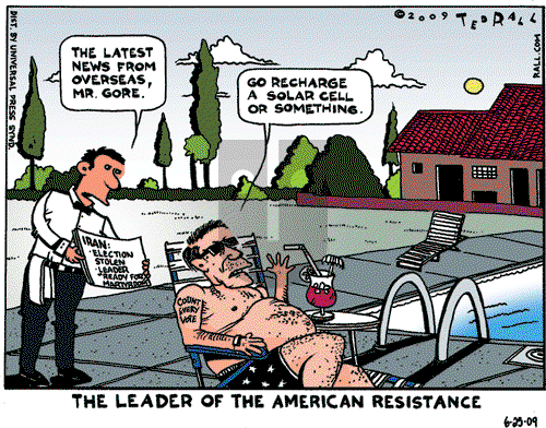 Ted Rall on Thursday June 25, 2009 Comic Strip