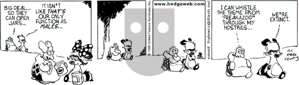 Over the Hedge on Wednesday April 1, 1998 Comic Strip