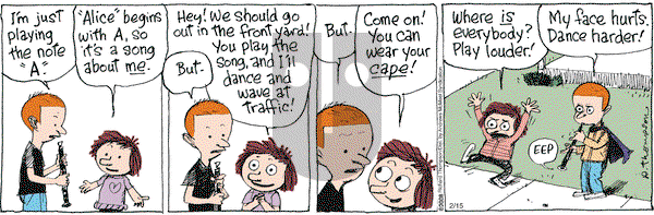 Cul de Sac on Thursday February 15, 2018 Comic Strip