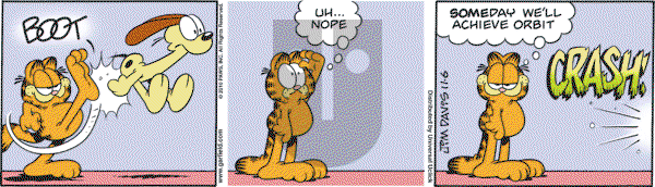 Garfield - Saturday November 6, 2010 Comic Strip