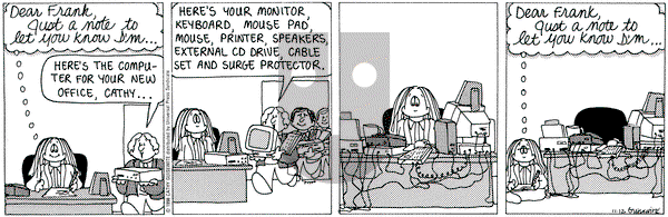 Cathy Classics on Thursday November 12, 1998 Comic Strip