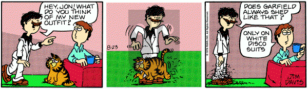 Garfield on Wednesday August 23, 1978 Comic Strip