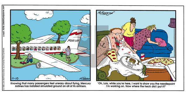 Close to Home on Thursday August 31, 2000 Comic Strip