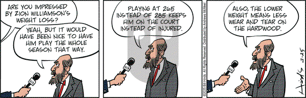 Tank McNamara on Tuesday March 25, 2025 Comic Strip