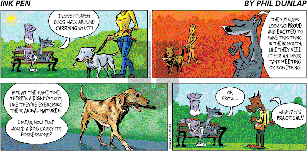 Ink Pen - Sunday March 18, 2007 Comic Strip