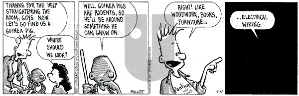 Frazz on Friday May 4, 2001 Comic Strip