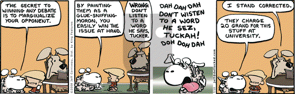 DeFlocked on Thursday July 31, 2008 Comic Strip