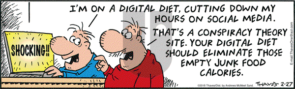 Frank and Ernest on Tuesday February 27, 2018 Comic Strip