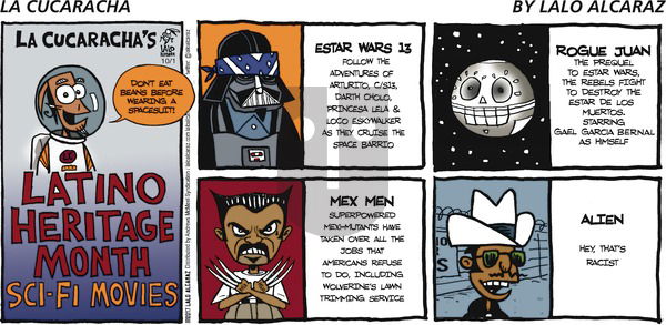 La Cucaracha on Sunday October 1, 2017 Comic Strip