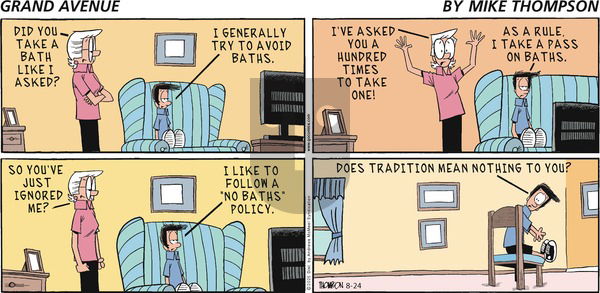 Grand Avenue on Sunday August 24, 2025 Comic Strip