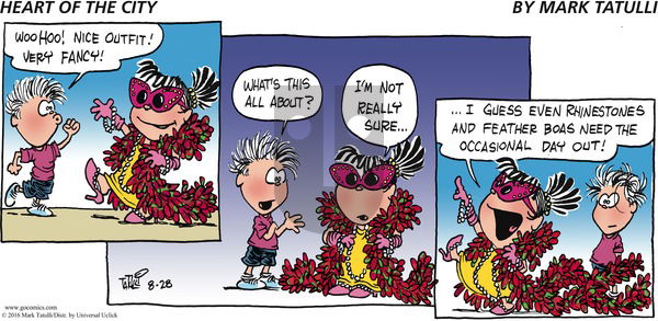 Heart of the City on Sunday August 28, 2016 Comic Strip