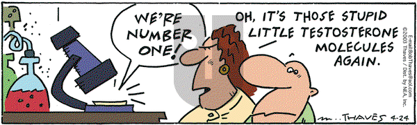 Frank and Ernest on Thursday April 24, 2003 Comic Strip