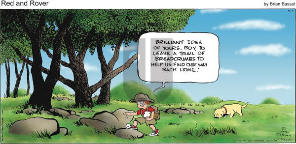 Red and Rover on Sunday August 7, 2016 Comic Strip