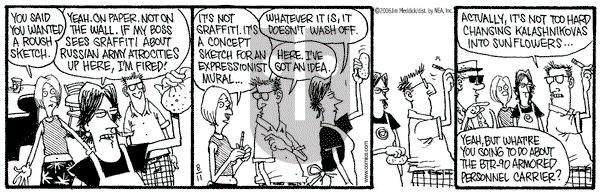 Monty on Friday August 11, 2006 Comic Strip
