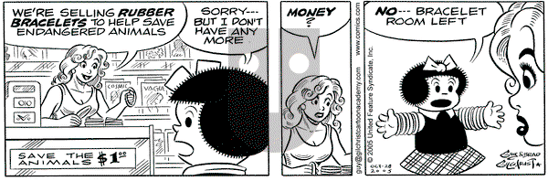Nancy on Friday October 28, 2005 Comic Strip