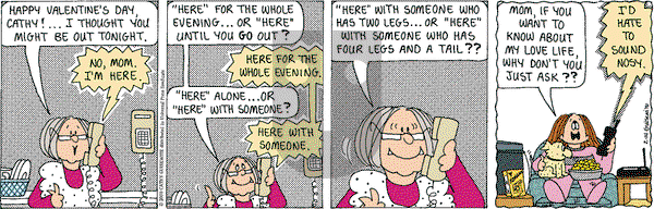 Cathy Classics - Monday February 14, 2000 Comic Strip
