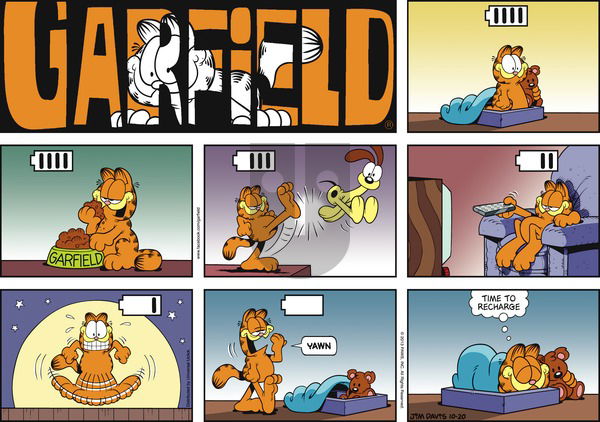 Garfield on Sunday October 20, 2013 Comic Strip