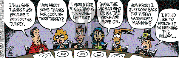 La Cucaracha on Wednesday November 25, 2009 Comic Strip
