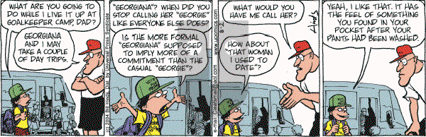 Cleats - Monday August 2, 2004 Comic Strip