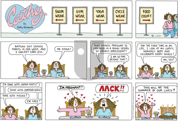 Cathy Classics - Sunday May 20, 2007 Comic Strip