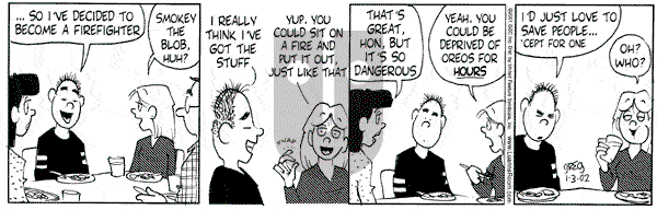 Luann on Thursday January 3, 2002 Comic Strip