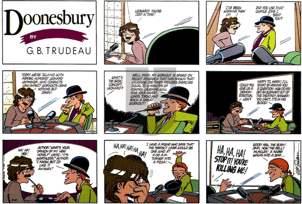 Doonesbury on Monday February 25, 1991 Comic Strip