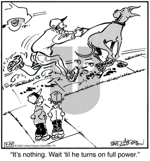 Marmaduke - Thursday September 25, 2003 Comic Strip