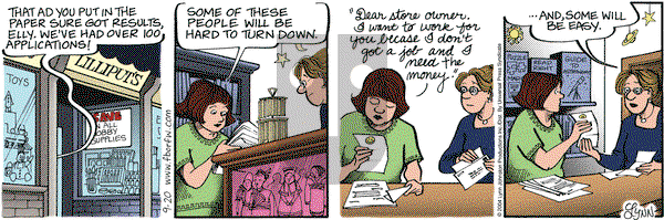 For Better or For Worse on Monday September 20, 2004 Comic Strip