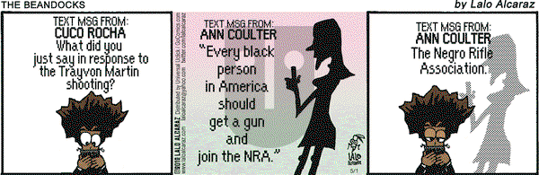 La Cucaracha on Tuesday May 1, 2012 Comic Strip