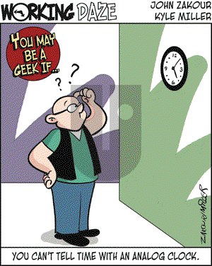 Working Daze on Monday May 7, 2007 Comic Strip