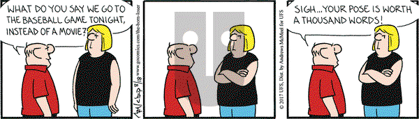 The Born Loser on Friday August 18, 2017 Comic Strip
