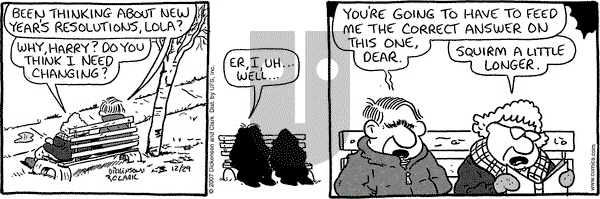 Lola on Saturday December 29, 2007 Comic Strip