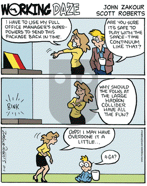 Working Daze on Saturday November 1, 2008 Comic Strip