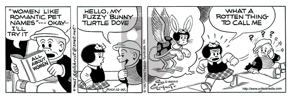 Nancy on Saturday July 12, 1997 Comic Strip