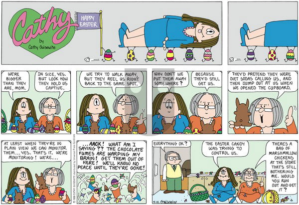 Cathy Classics on Sunday April 12, 1998 Comic Strip